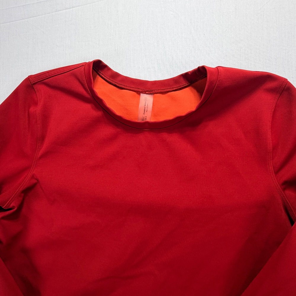 Outdoor Voices Red‎ Long Sleeve Athletic Top Women's Size M